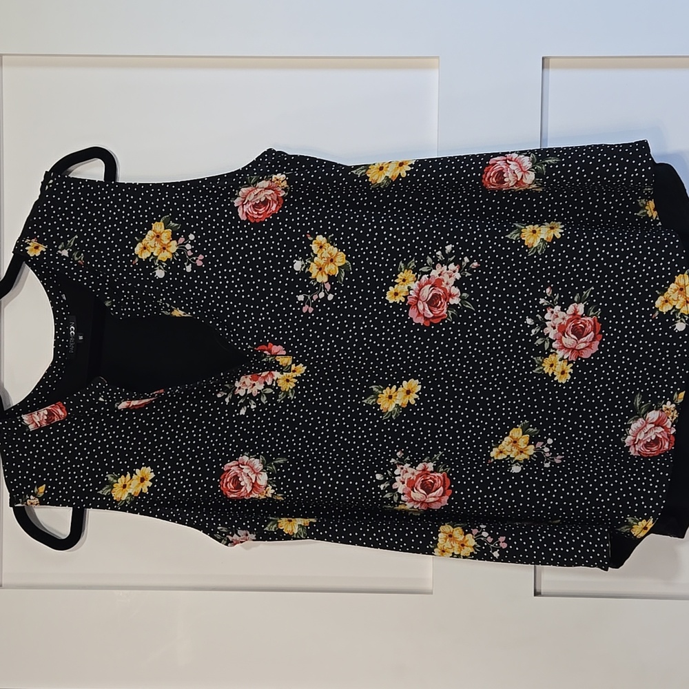 Papermoon Mixed Media Sleeveless Top